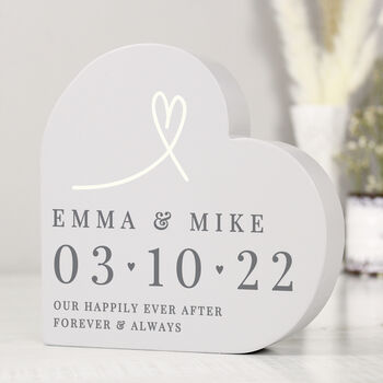 Personalised Wedding Day Reminder Keepsake Ornament, 2 of 4