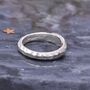 Sterling Silver Adjustable Hammered Ring, thumbnail 3 of 10