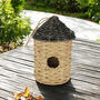 Rattan Bird House And Nesting Box For Garden Birds, thumbnail 2 of 3