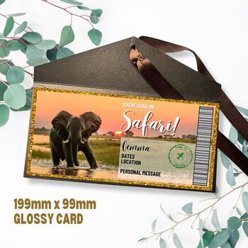 Personalised Safari Ticket, 3 of 4