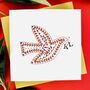 Personalised Luxury Hand Illustrated Dove Card, thumbnail 1 of 4