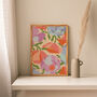 Abstract Floral Unframed Print, thumbnail 2 of 2