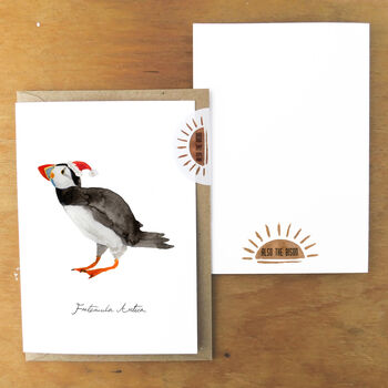 Common Puffin Christmas Cards, 2 of 7
