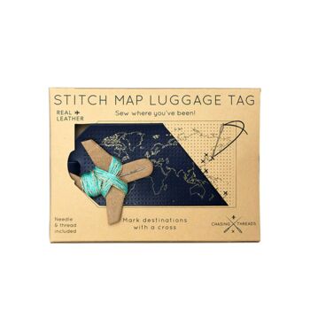 Stitch Your Travels Diy Luggage Tag Kit, 7 of 10