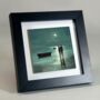 Nocturne's Reflection Framed Ceramic Art Tile, thumbnail 5 of 10