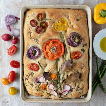 Garden Focaccia Bread Baking Kit, 3 of 9