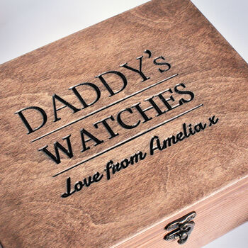 Daddy's Watches And Cufflink Box, 4 of 6