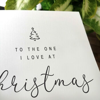 Romantic Personalised Christmas Card, 2 of 4