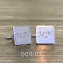 Personalised Initial Cufflinks, thumbnail 4 of 4