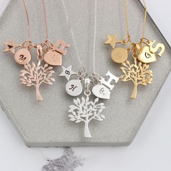 Personalised Tree Of Life Necklace With Birthstone, 7 of 12