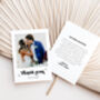 Personalised Photo Wedding Thank You Cards, thumbnail 2 of 2