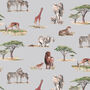 Safari Animals Children's Wallpaper, thumbnail 7 of 9