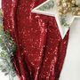 Christmas Berry Red Sequin Table Runner, thumbnail 1 of 2