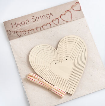 Heart Strings Wooden Garland, 11 of 12