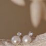 Sterling Silver Wedding Pearl Earrings, thumbnail 1 of 10