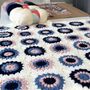 Flower Burst Crochet Blanket Kit, thumbnail 1 of 10