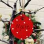 Personalised Dog Cat Paw Bauble Xmas Tree Decoration, thumbnail 7 of 7