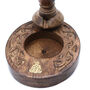 Sm Mango Wood Backflow Burner Brass Buddha, thumbnail 6 of 7