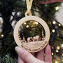 Personalised Christmas Town Tree Decoration, thumbnail 1 of 5