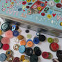Personalised Button Storage Tin, thumbnail 2 of 2