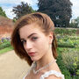 Graduated Sterling Silver Wide Link Necklace, thumbnail 3 of 10