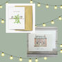 Elegant Brass Rectangular Tray With Handles, thumbnail 6 of 8