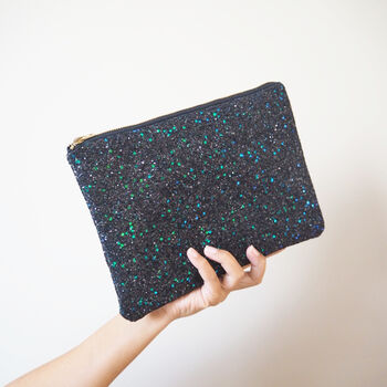Sparkly Glitter Clutch Bag, 3 of 8