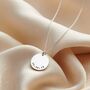 Personalised Mummy And Baby Textured Disc Necklace, thumbnail 4 of 9