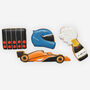 Hand Iced Race Car Letterbox Biscuit, thumbnail 2 of 2