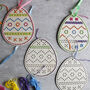 Cross Stitch Easter Egg Decoration Activity Set, thumbnail 1 of 9