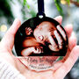 Baby's First Christmas Personalised Photo Ornament 2022, thumbnail 1 of 9