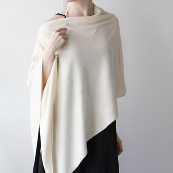 Personalised Easy To Wear Fine Knit Overhead Poncho, 2 of 11