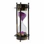 Bronze Hourglass With Pink Sand And Compass, thumbnail 3 of 9
