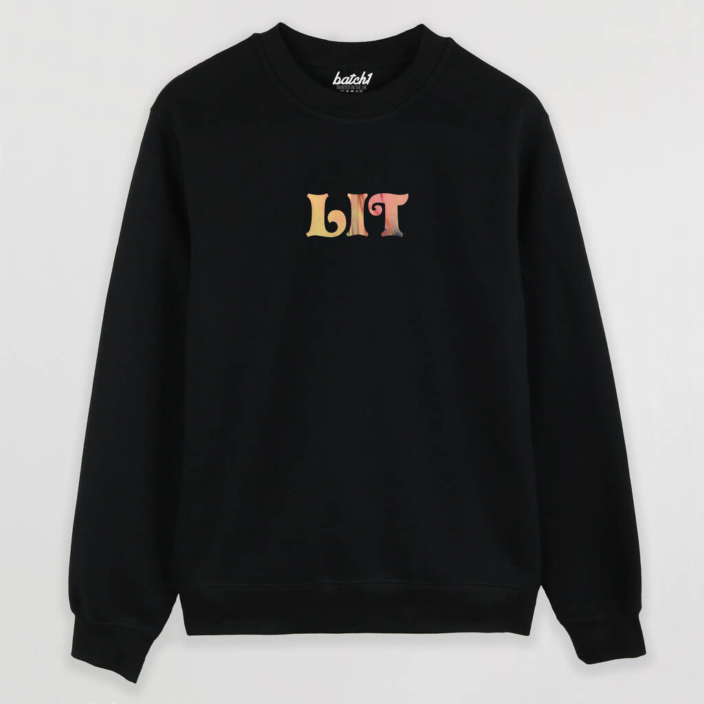 black mens christmas jumper