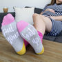 Women's Put Your Feet Up Patterned Socks, thumbnail 2 of 3