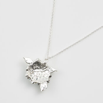 Hydrangea Silver Necklace, 3 of 7