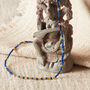 Blue Lapis Lazuli Short Beaded Layering Necklace, thumbnail 3 of 11