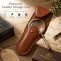 25cm Bronze Magnifying Glass With Leather Case, thumbnail 4 of 12