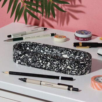 Black And White Terrazzo Stationery Tray, 2 of 8