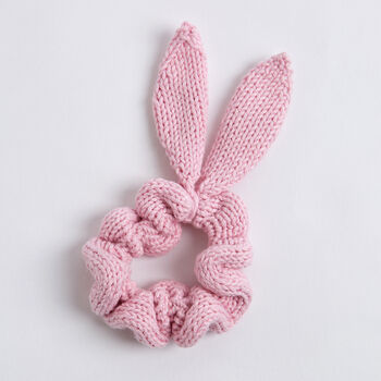 Hair Tie Scrunchies Easy Knitting Kit, 6 of 9