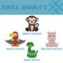 Personalised Jungle Themed Childrens Bathrobe, thumbnail 4 of 11