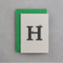 H Is For Hedgehog, Alphabet Card, thumbnail 1 of 4