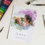 Vibrant Watercolour Style Funeral Order Of Service, thumbnail 4 of 12