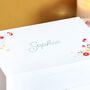 Personalised Floral Name White Jewellery Box, thumbnail 2 of 7