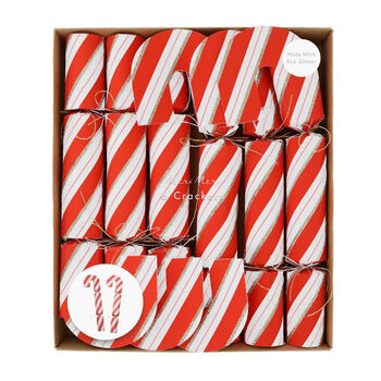 Candy Cane Christmas Crackers, 2 of 4