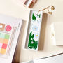Personalised May 'Lily Of The Valley' Flower Bookmark, thumbnail 1 of 7