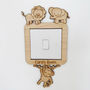Personalised Safari Animal Light Switch Cover, thumbnail 1 of 6