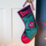 Personalised Luxury Velvet Christmas Stocking, thumbnail 6 of 10