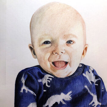 Personalised Hand Drawn Portrait Made To Order, 2 of 2