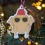 Funny Thanksgiving Christmas Turkey Decoration, thumbnail 1 of 2